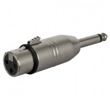 DAP Audio Adapteris XLR Female uz Jack Mono 6,3mm Niķeļa korpuss DAP Audio Adapteris XLR Female uz Jack Mono 6,3mm Niķeļa korpuss